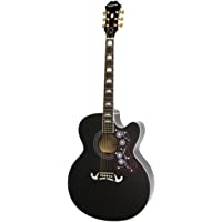 Los mejores  - Epiphone EJ-200SCE - Guitarras electroacústicas- color negro